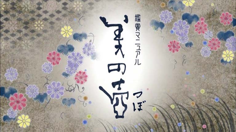 鑑賞マニュアル　美の壺　　結び