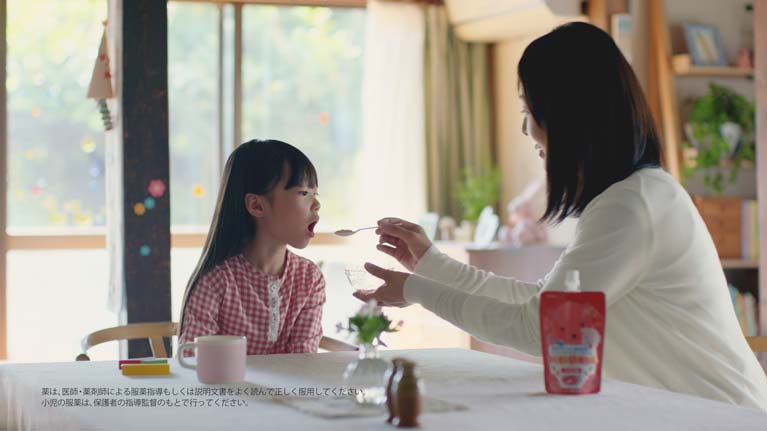 らくらく服薬ゼリー 『親子』篇